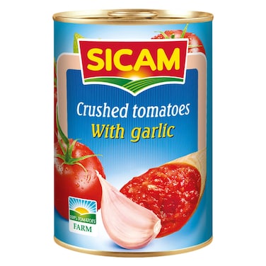 طماطم سيكام مهروسة مع الثوم 400 غرام