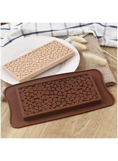 Quality 1pc Silicone Mold, Heart Shaped Chocolate Fondant Mold, Kitchen Handmade Candy Jelly Pudding Mold, Kitchen Accessories, Baking Tools