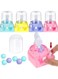 SYOSI 4 PCS Candy Grabbing Machine Toy Claw Machine Pill Dispenser Candy Mini Vending Machine Claw Machine Toy Candy Dispenser Toy for Party Favor Machine Novelty Toys for Girl Boy Gift