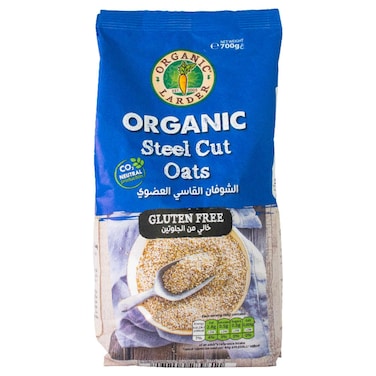 Organic Larder Organic Steel Cut Oats, 700g