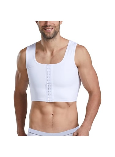 Men Slimming Body Shaper, Gynecomastia Compress Reposition Shaper - Perfect Shape Your Chest, Back Support Sleeveless Corset Vest