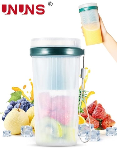 Portable Electric Juicer Blender,350ML Personal Blender For Shakes And Smoothies With USB Rechargeable,12.3oz Handheld