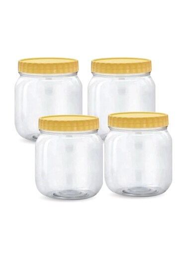 SUNPET Leakproof 1000ml Round Container Pack of 4pcs