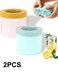 Mini Cylinder Ice Cube Mold - Make 40 Small Ice Cubes in a Bucket with Lid - Easy-Release Press-Type Ice Cup Mold