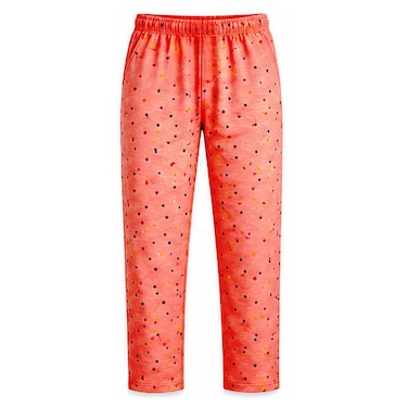 Women Printed Pajama Pants, Coral, FB172