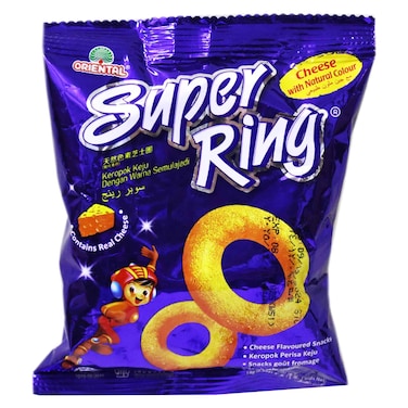 سوبر رينج وجبات خفيفة شرقية  بالجبن، 14 غرام