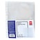 Deli 11 Hole Sheet Protector 40micron 100 PCS