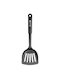 Nylon Slotted Spatula Dishwasher Safe Ergonomic Marks &amp; Stain Resistant Premium Quality Black 14cm