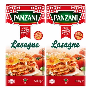 بانزاني شرائح اللازانيا 500 غرام، حزمة من 2