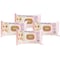 Carrefour Scented Baby Wipes With Aloe Vera White 56 Wipes Pack of 4