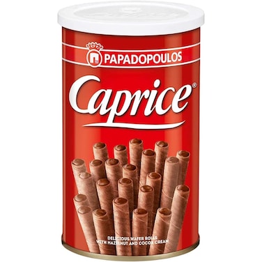 Caprice Classic Hazelnut Wafer Rolls, 53g
