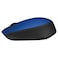 Logitech M171 Wireless Mouse with USB Receiver, Blue