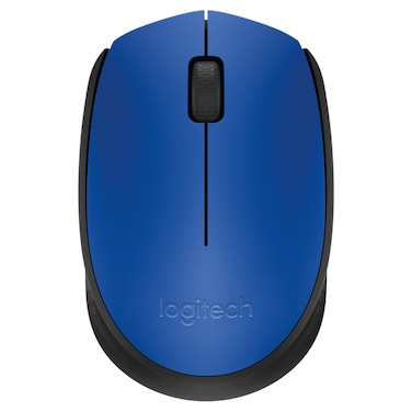 Logitech M171 Wireless Mouse with USB Receiver, Blue