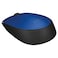 Logitech M171 Wireless Mouse with USB Receiver, Blue
