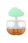 Cute cloud humidifier &amp; diffuser with waterfall lamp for relaxing, sleeping, and mood lighting.