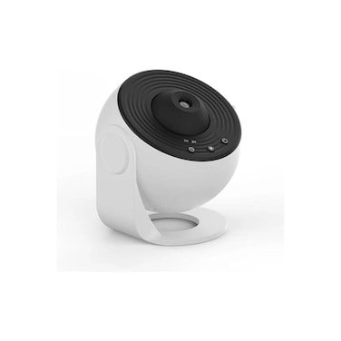 HD galaxy projector with 12 discs, 360&deg; rotation, timer &amp; easy controls&mdash;perfect for kids' rooms.