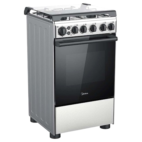 Midea 4 Burner Gas Cooker BME55007FFD Inox 50x50cm
