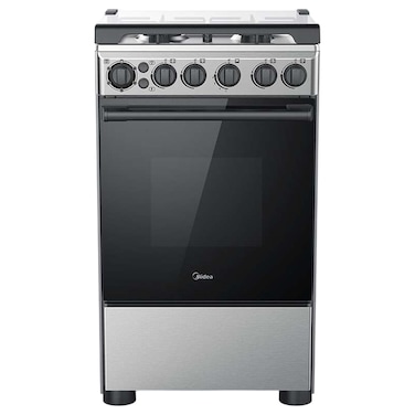 Midea 4 Burner Gas Cooker BME55007FFD Inox 50x50cm