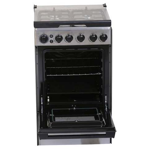Midea 4 Burner Gas Cooker BME55007FFD Inox 50x50cm