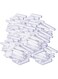 200 Pcs Universal Dishwasher Rack Tine Prong Repair End Cover Caps, Extra Long 1 inch Round Tips, Just Push on to Repair (White)