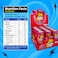 Bazooka Triple Power Push Pop Cherry Watermelon Blackcurrant Hard Candy, 34g, Pack of 12
