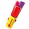 Bazooka Triple Power Push Pop Cherry Watermelon Blackcurrant Hard Candy, 34g, Pack of 12