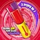 Bazooka Triple Power Push Pop Cherry Watermelon Blackcurrant Hard Candy, 34g, Pack of 12