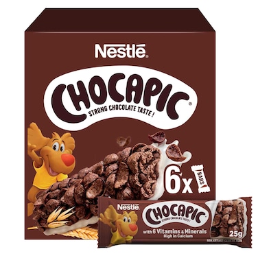 Nestle Chocapic Chocolate Cereal Bars, 25g, Pack of 6