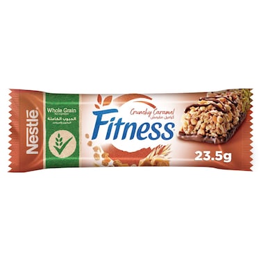 Nestle Fitness Crunchy Caramel Cereal Bar, 23.5g