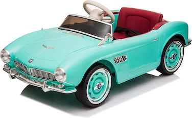 Classic BMW 507 Roadster Electric Ride-On Car for Kids - Blue