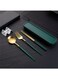 Chopsticks Spoon Fork Set Portable Cutlery Set With Box