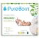 PureBorn Organic Bamboo Nappies Newborn Up to 5kg 34 Diapers