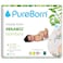 PureBorn Organic Bamboo Nappies Size 2 3-6kg 32 Diapers