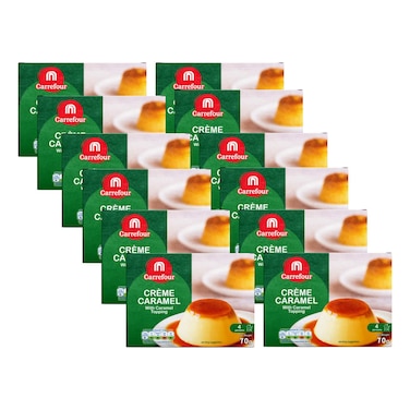 Carrefour Creme Caramel, 70g Pack of 12