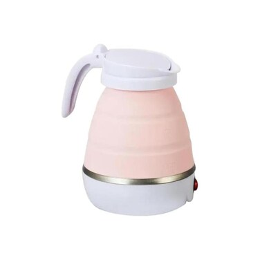 600ml foldable electric kettle with 600W power&mdash;portable, safe, and perfect for travel or baby use