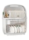 Home Kitchen Utensil Drain Storage Box with Drain Rack 37.8*28.3*44.3CM