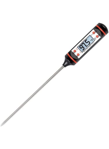 SKEIDO Lcd Screen Digital Probe Food Thermometer Best Wireless Electronic Food Thermometer Probe For Meat, Bbq, Milk, And Bath Water.