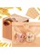 Tufexigo 100 Pcs Heat Sealable Bakery Bags with Window 7.1 x 7.5 Inch Grease Resistant Kraft Cookie Bags Pastry Bags with Paper Stickers for Packaging Donut Bread Cookie Goods Sandwich Baked Treat