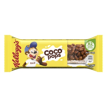 Kellogg's Coco Pops Milk and Chocolate Cereal Bar, 20g