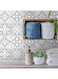 BPA&reg; Wall Tile Sticker 15cm(6") 2Light Grey Cement Art Home Decorations Stick on Tiles Decals Splashback for Kitchen Decor Bathroom Ideas Peel and Stick Backsplash Tile Paint