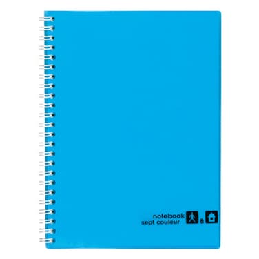 Sept Couleur Notebook Light Blue B5 80 Sheet
