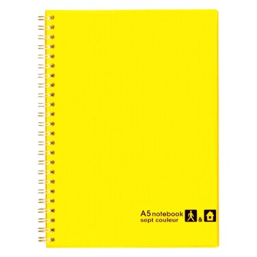 Maruman B6 Colour Notebook, Yellow, 80 Sheet