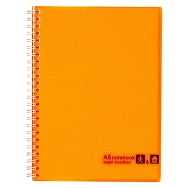 Maruman B6 Colour Notebook, Orange, 80 Sheet