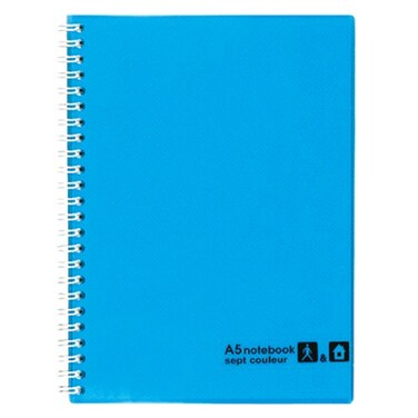Maruman B6 Colour Notebook, Blue, 80 Sheet