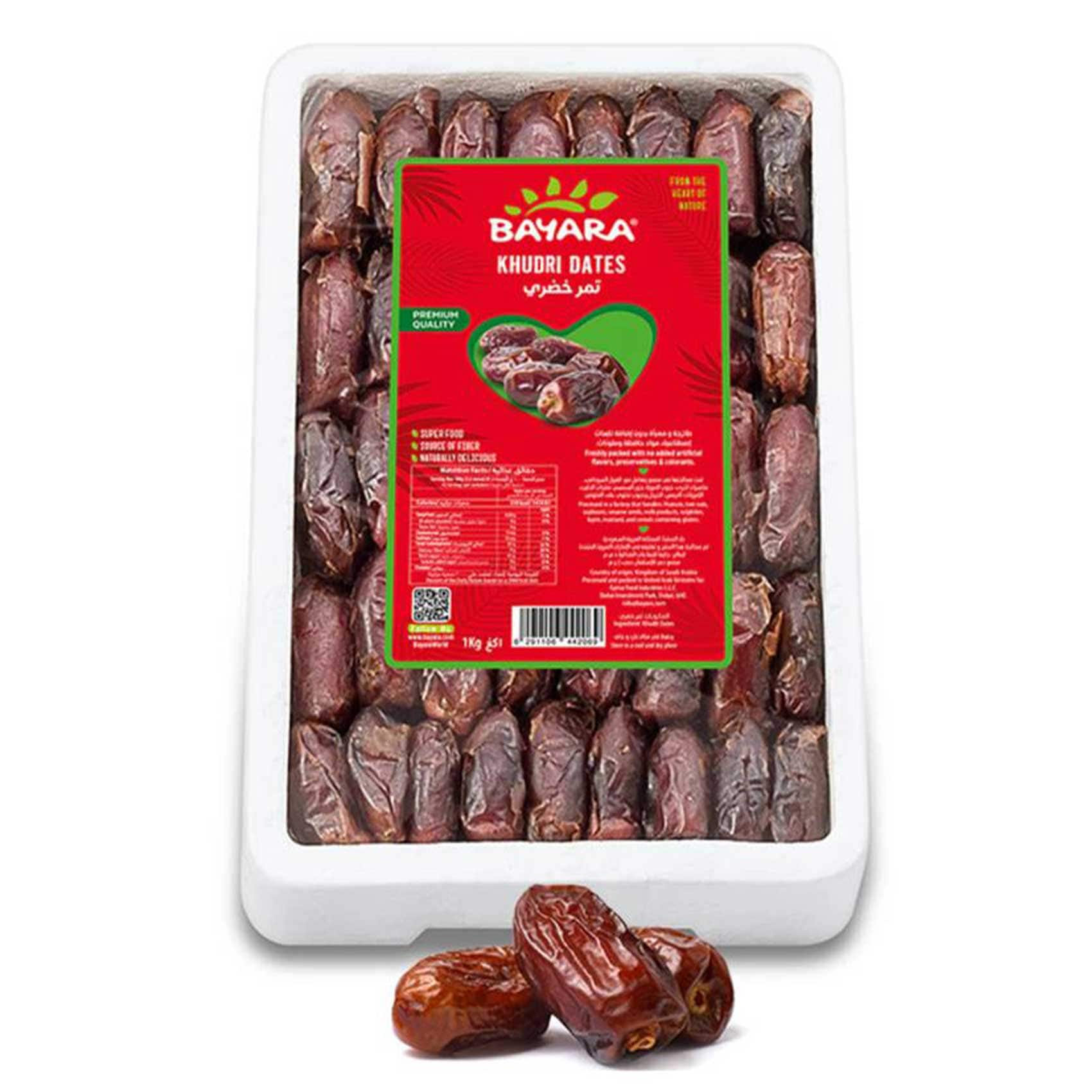 Buy Bayara Khudri Dates 1kg Online | Carrefour UAE