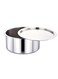 27cm 6000ml Stainless Steel Tope Set with Lid Silver Premium Cooking Pot Multi Purpose Kitchen Cookware Stackable Serving Vessel
