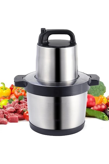 Vegetable Meat Grinder, Multi-function Stainless Steel Meat Grinder, Electric Meat Grinder for Meat/