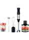 UCHUANG 5-in-1 Hand Blender，1000W 5 Speed Immersion Blender Stainless Steel Stick Turbo Mode Automatic Blender with 700ML Beaker,500ML Meat Grinding Bowl,Egg Whisk,Milk Frother for Blending &amp; Chopping