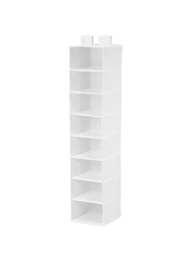 Honey-Can-Do 8-Shelf Hanging Closet Organizer, White SFT-01239 White