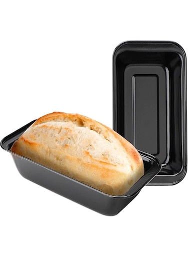 MOMENT Carbon Steel Nonstick Loaf Pan with Easy Grips Handles for Baking Homemade Bread, Brownies and Pound Cakes. [Size : 27.5 x 15 x 7cm]